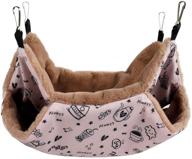 petmolico small pet hanging bunkbed: cozy hammock for parrots, sugar gliders, ferrets, squirrels, hamsters, and rats логотип