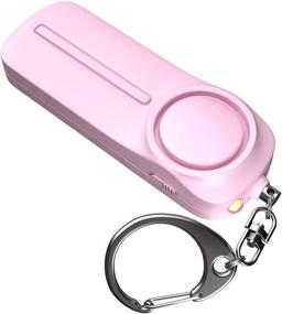 img 4 attached to Self Defense Personal Alarm Keychain – 130 DB Siren Personal Safety Protection Device With LED Light – Safesound Emergency Security Alert Key Chain Whistle For Women