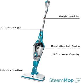 img 2 attached to BLACK+DECKER 2-in-1 Steam Mop and Portable Steamer HSMC1321