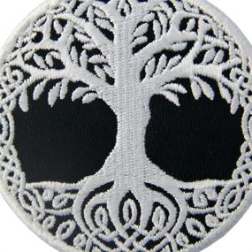 img 3 attached to 🌳 Yggdrasil The Tree of Life Embroidered Badge: Norse Patch Iron/Sew On Emblem