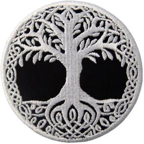 img 4 attached to 🌳 Yggdrasil The Tree of Life Embroidered Badge: Norse Patch Iron/Sew On Emblem