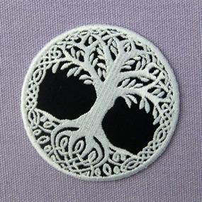 img 2 attached to 🌳 Yggdrasil The Tree of Life Embroidered Badge: Norse Patch Iron/Sew On Emblem