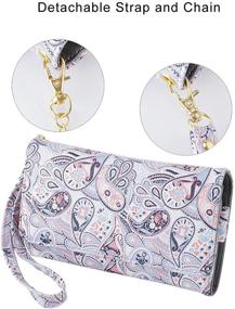 img 1 attached to Minimalism Wallet Clutch Organizer Bohemian Women's Handbags & Wallets in Crossbody Bags