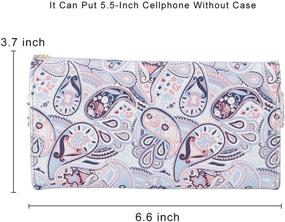 img 2 attached to Minimalism Wallet Clutch Organizer Bohemian Women's Handbags & Wallets in Crossbody Bags