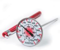 norpro instant read thermometer: accurate temperature measurement in one size, vibrant red logo