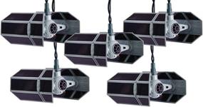 img 3 attached to 🌟 Kurt Adler UL 10 Star Wars TIE Fighter String Lights, Black