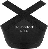 equifit adult shouldersback large black logo