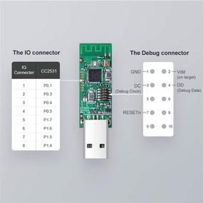 img 1 attached to ICQUANZX CC2531 USB Dongle Sniffer Protocol Analyzer+Bluetooth 4.0 CC2540 🔍 Zigbee CC2531 Sniffer USB Dongle BTool Programmer Connector Board Downloader Cable 1Set ICQUANZX CC2531 USB Dongle Сниффер Протокол Анализатор + Bluetooth 4.0 CC2540 🔍 Zigbee CC2531 Сниффер USB Dongle Подключение Платы Программатора BTool Загрузчик Кабель 1 Набор