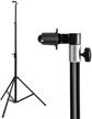 📸 selens heavy duty 8.5ft/2.6m reflectors holder stand with clip for photo studio video, pop up green screen lighting - ideal for photography and studio lighting logo