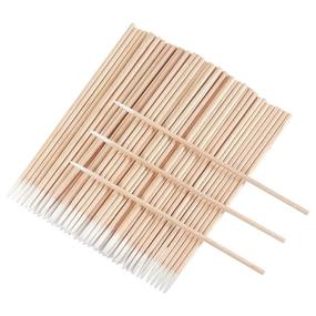 img 2 attached to 👩 500 Count Chefbee Microblading Cotton Swab, Pointed Tip Cotton Swabs, Wood Cotton Stick for Makeup Application, Cosmetic Applicator Sticks, Tattoo & Permanent Supplies