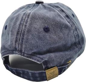 img 1 attached to Stylish and Adjustable Denim Baseball Cap for Women: Waldeal Embroidered Hat