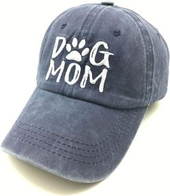 img 4 attached to Stylish and Adjustable Denim Baseball Cap for Women: Waldeal Embroidered Hat