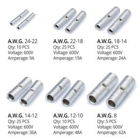 img 3 attached to 🔌 Enhanced Efficiency with Wirefy 100 Insulated Butt Connectors: A Review