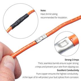 img 1 attached to 🔌 Enhanced Efficiency with Wirefy 100 Insulated Butt Connectors: A Review