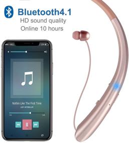 img 1 attached to Наушники Bluetooth Выдвижные наушники с защитой от пота