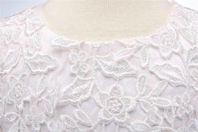 img 1 attached to Bow Dream Wedding Communion Baptism Girls' Clothing