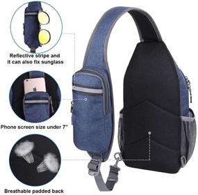 img 2 attached to Waterfly Crossbody Backpack Travel Daypack Outdoor Recreation and Camping & Hiking