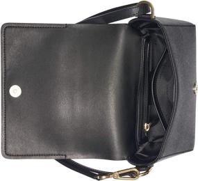 img 1 attached to Calvin Klein Stucco Leather Shoulder Women's Handbags & Wallets for Shoulder Bags