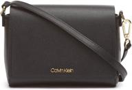 calvin klein stucco leather shoulder women's handbags & wallets for shoulder bags logo