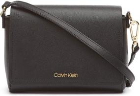 img 4 attached to Calvin Klein Stucco Leather Shoulder Women's Handbags & Wallets for Shoulder Bags