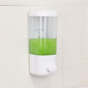 img 1 attached to 🧴 Hovico 500ml Wall Mount Soap Dispenser: Convenient Bathroom Holder System for Shower Shampoo and Lotion