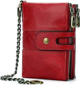 img 3 attached to 👔 Men's Accessories: Genuine Leather Bifold Wallets with Keychain