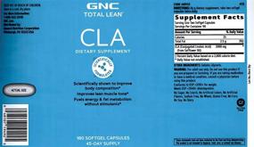 img 2 attached to 💪 GNC Total Lean CLA Softgels – Enhance Body Composition & Lean Muscle Tone | Boost Fat Metabolism & Energy Naturally | Gluten-Free | 180 Capsules