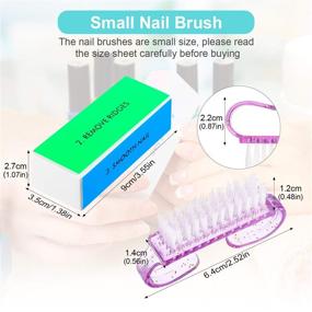 img 3 attached to Manicure Sanding Fingernail Scrubbing Cleaning