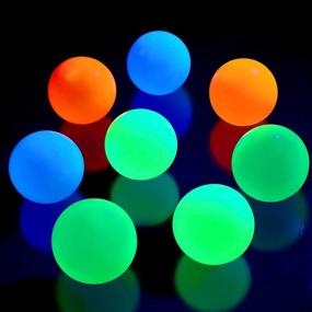 img 4 attached to 🌈 Unleash the Fun: Fluorescence Glowing Luminous Decompression Sports & Outdoor Play Pieces