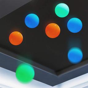 img 2 attached to 🌈 Unleash the Fun: Fluorescence Glowing Luminous Decompression Sports & Outdoor Play Pieces