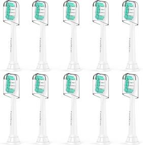 img 4 attached to 🪥 Philips Sonicare Toothbrush Replacement Heads: Compatible with Sonicare 2 ProtectiveClean DailyClean Plaque Control & More – 10 Pack