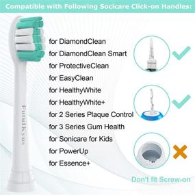 img 3 attached to 🪥 Philips Sonicare Toothbrush Replacement Heads: Compatible with Sonicare 2 ProtectiveClean DailyClean Plaque Control & More – 10 Pack