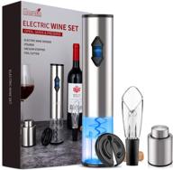 🍾 marofin electric wine opener set: effortlessly uncork your wine with style! логотип