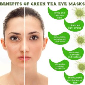 img 1 attached to 🍃 Revitalize and Refresh Your Eyes with SUPRANCE Green Tea Matcha Eye Mask - 30 Pairs/60 Pcs - Say Goodbye to Dark Circles, Eye Bags, and Puffiness!
