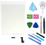 🛠️ t phael white new digitizer repair kit for ipad air 2 9.7&#34; 2nd gen a1566 a1567 touch screen digitizer replacement - optimized for pro repair shop (no home button, no lcd included) logo