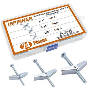 img 4 attached to 🔩 ISPINNER Plated Drywall Hanging Assortment