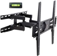fleximounts a22: full motion tv wall mount bracket for 32-60 inch 4k hd led lcd screens - tilt, swivel - black logo