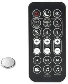 img 1 attached to 🎧 Polk Audio Surroundbar Soundbar Remote Control for RE15031, 6000IHT, IHT6000, 5000IHT, SB4000, 4000IHT, 3000IHT, IHT3000, RE13052, RE13051, RE12081, Magnifi 1, ONE, Omni SB1, RE8112-1, RE81121, RTRE81121 - Includes Battery