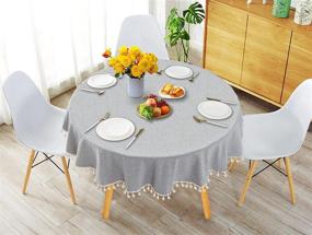 img 3 attached to Dust Resistant Laixin Tablecloth – Enhancing Tabletop Decor