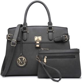 img 4 attached to Fashion Satchel Handbags Matching Wristlet Women's Handbags & Wallets and Satchels