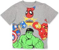 👕 marvel super adventures sleeve t shirt: the ultimate boys' clothing logo