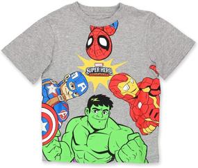 img 4 attached to 👕 Marvel Super Adventures Sleeve T Shirt: The Ultimate Boys' Clothing