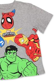 img 1 attached to 👕 Marvel Super Adventures Sleeve T Shirt: The Ultimate Boys' Clothing