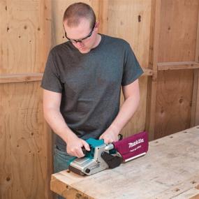 img 1 attached to 💪 Powerful and Versatile: Makita 9404 8 8 Amp 24 Inch Variable Sander for Ultimate Precision and Performance