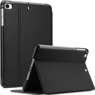 procase slim stand protective folio case smart cover for ipad mini 5/4/3/2/1 (2019/2019) - black logo