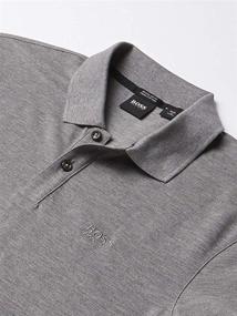 img 2 attached to 👔 Stylish and Elegant: Hugo Boss BOSS Shirt in Silver - Perfect for Any Occasion