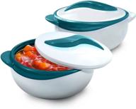 🍲 пикачу изолированный казерольный посуд: 1,5 квт. горячая еда варитель/охлаждатель - тепловой суп/салат сервировочная чаша - нержавеющая стальная горячая посуда - идеальный подарочный набор для мам - праздничный зеленобелый логотип