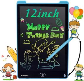img 4 attached to Newnaivete 12 Inch Colorful LCD Writing Tablet: Erasable Electronic Doodle Board for Kids - Educational Toy and Gift for Ages 3-8