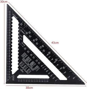 img 2 attached to Nago0 Triangular Protractor Measurement Woodworking