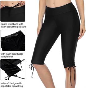 img 2 attached to 🩳 Firpearl Women's Shorts with Adjustable Drawstring: Ideal Swimwear for Women - Clothing and Elegant Swimsuits & Cover-Ups